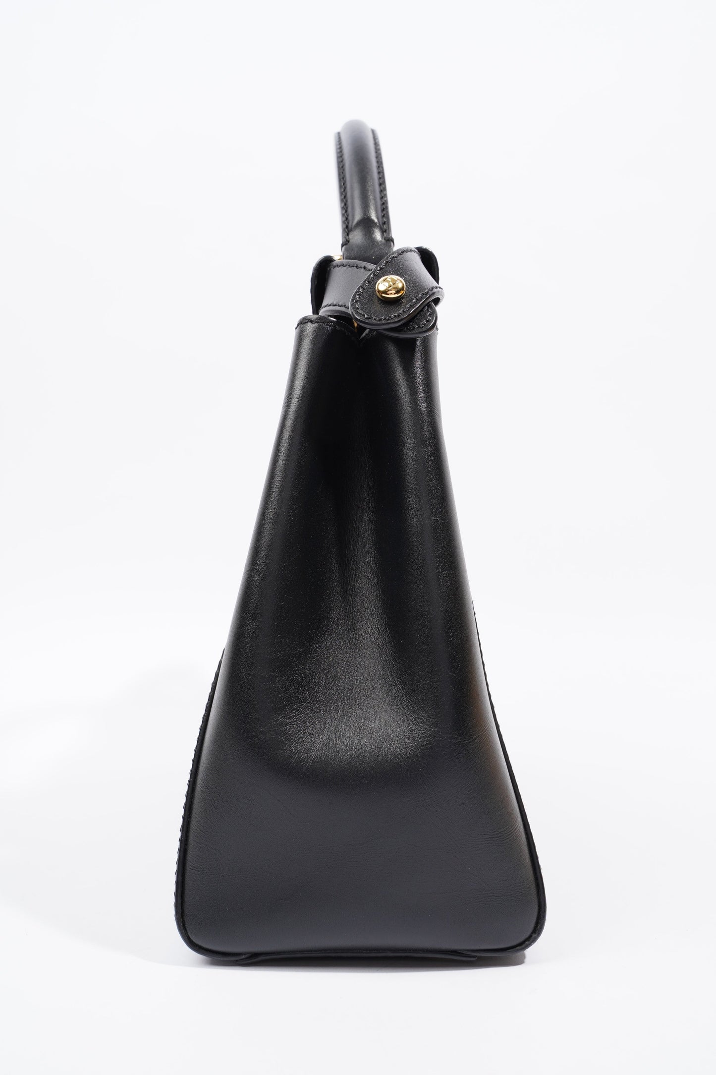 Fendi Peekaboo Top Handle Black Leather Medium