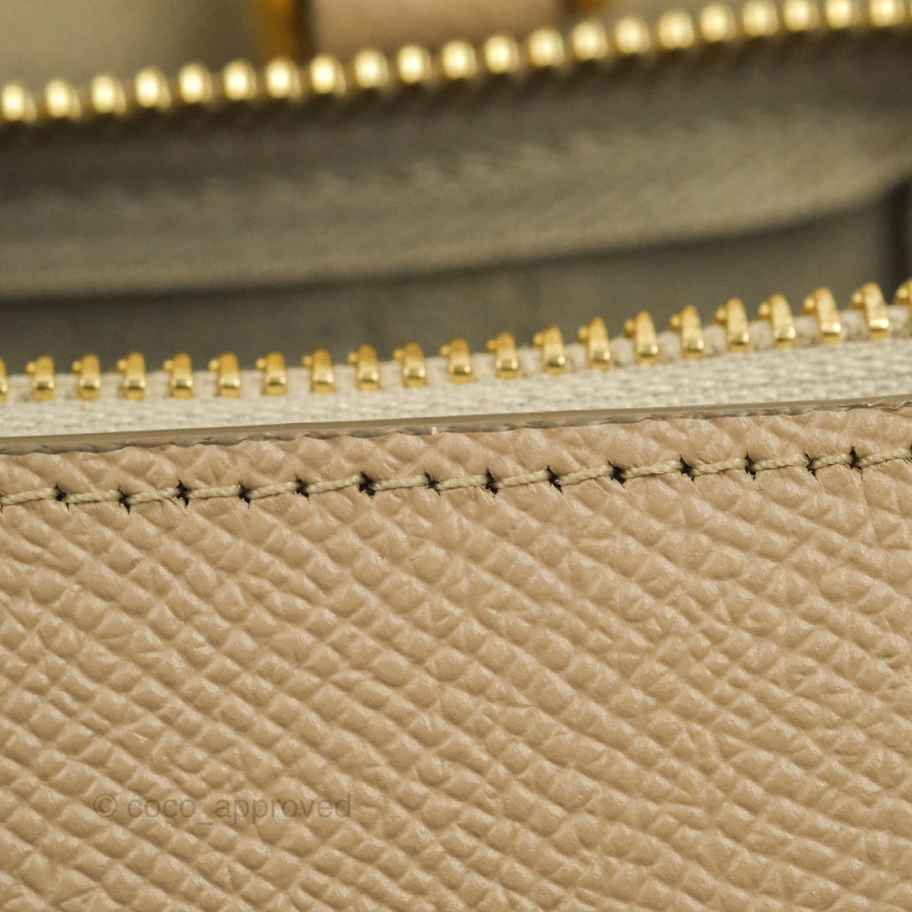 Celine Grained Calfskin Nano Belt Bag Light Taupe Gold Hardware