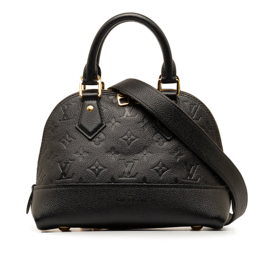 Black Louis Vuitton Monogram Empreinte Neo Alma BB Satchel