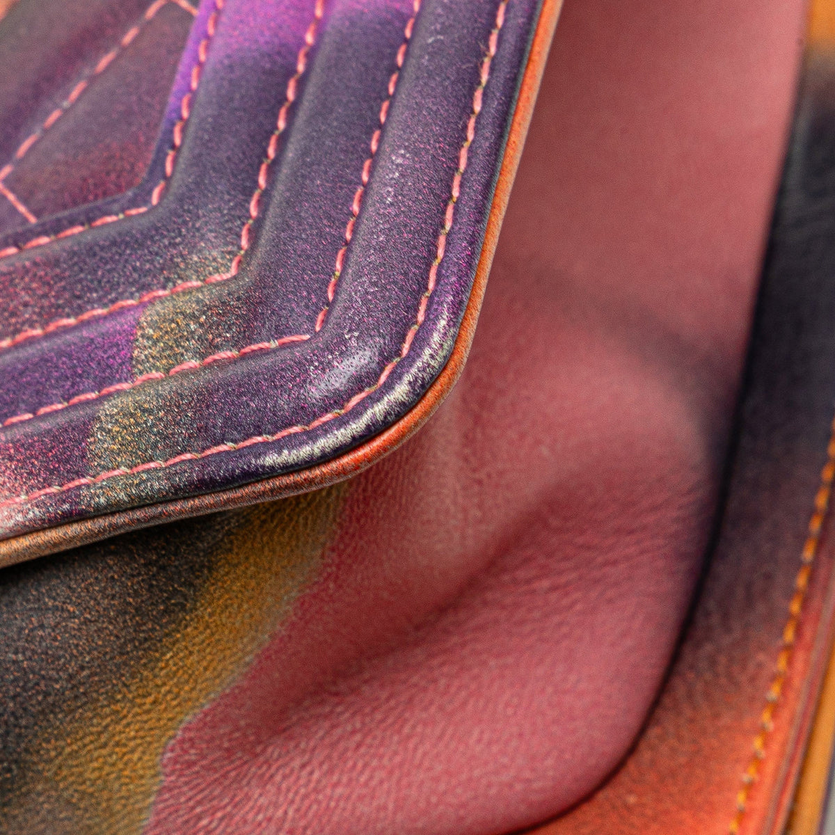 Multicolor Chanel Small Lambskin Flower Power Boy Flap Satchel