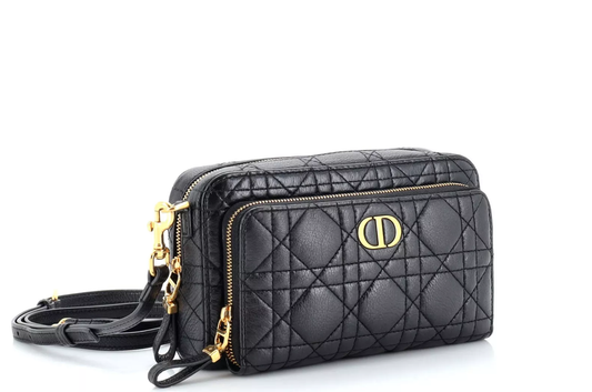 Christian Dior Caro Double Pouch Crossbody Bag