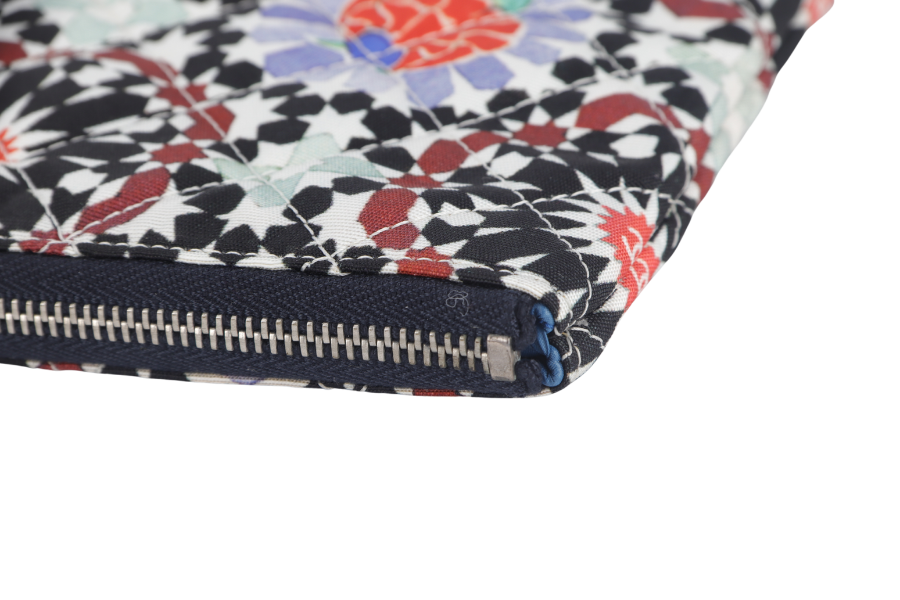 CHANEL QUILTED MULTICOLOR CLUTCH (2054xxxx) WITH DUST COVER AND BOX