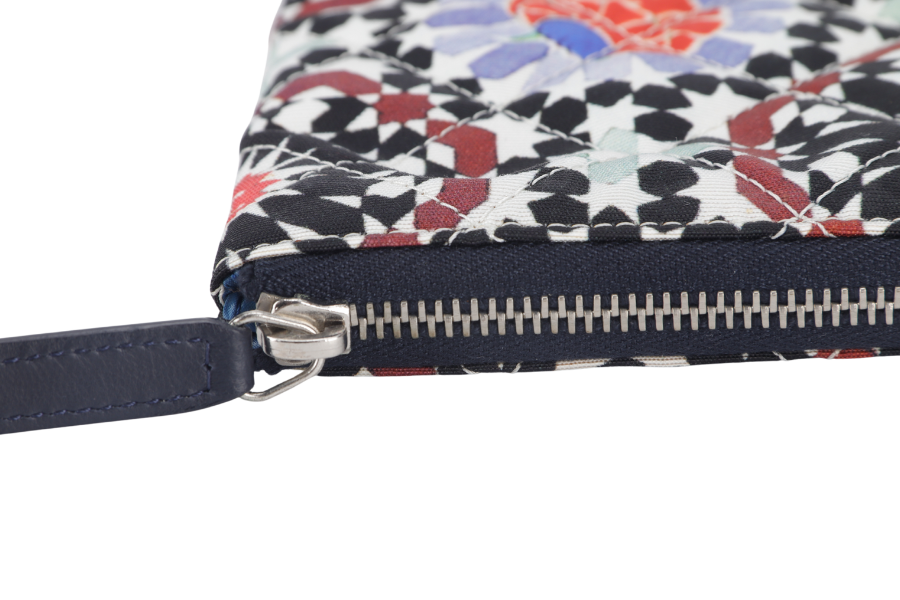 CHANEL QUILTED MULTICOLOR CLUTCH (2054xxxx) WITH DUST COVER AND BOX