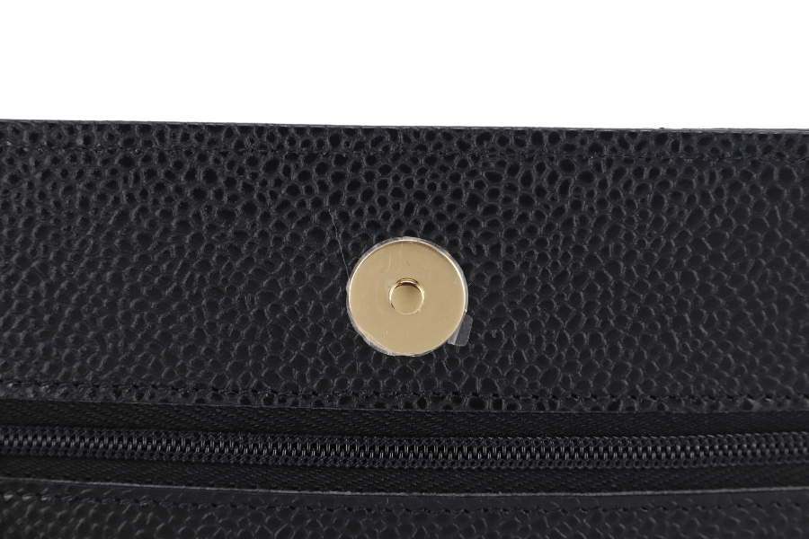 CHANEL WALLET ON CHAIN (JT7Xxxxx) BLACK CAVIAR LEATHER GOLD HARDWARE WITH DUST COVER AND BOX