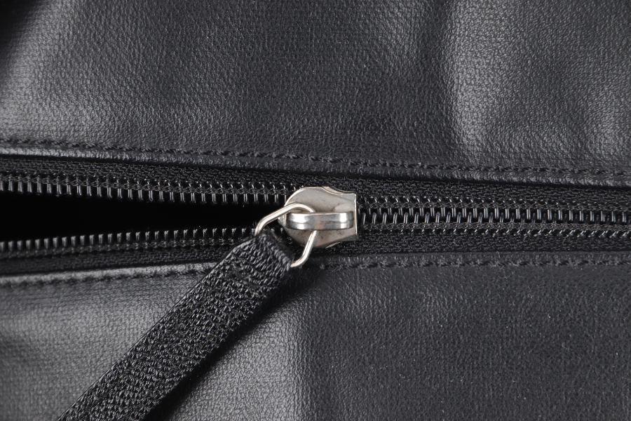 CHANEL PARIS BIARRITZ MEDIUM TOTE (1251xxxx) BLACK COATED CANVAS SILVER HARDWARE WITH , DUST COVER AND BOX