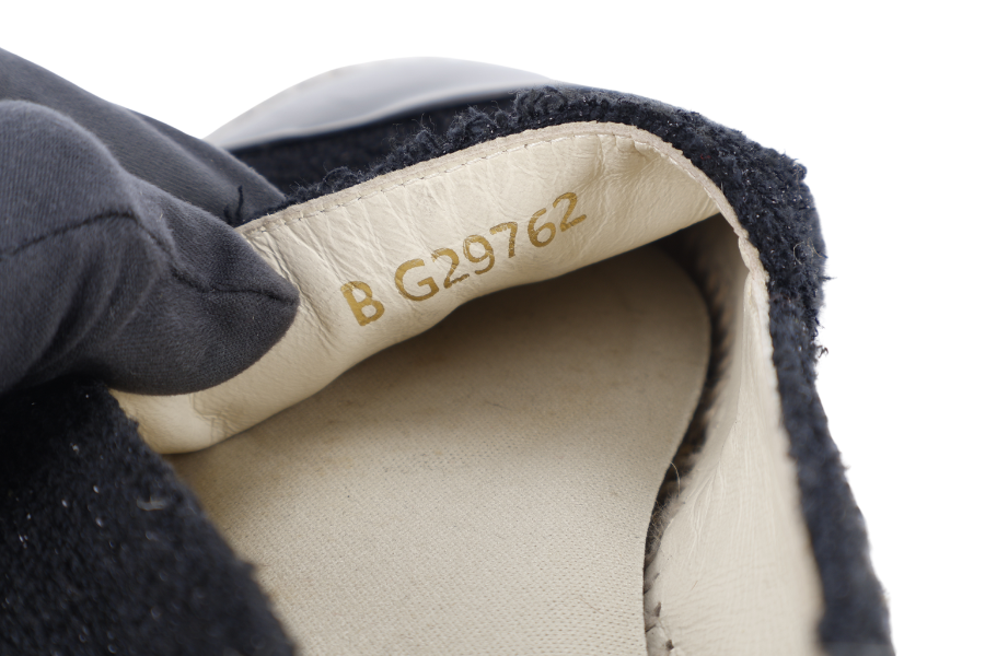 CHANEL ESPADRILLES SHOES BLACK GLITTER TWEED SIZE 38 NO DUST COVER