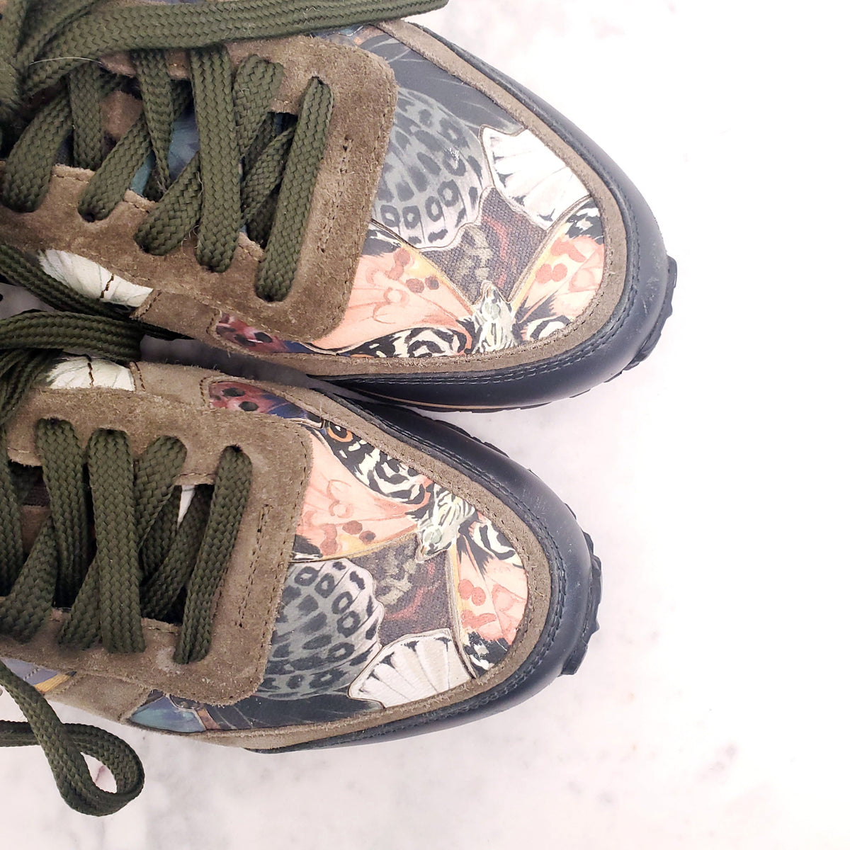 VALENTINO BUTTERFLY ROCKSTUD SNEAKERS - SIZE 39