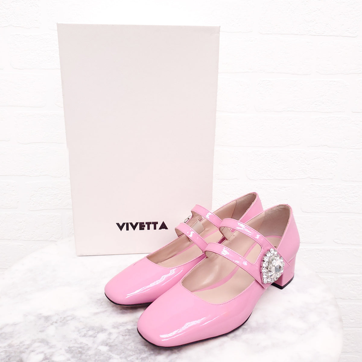 VIVETTA PINK MARY JANE PUMP - SIZE 39