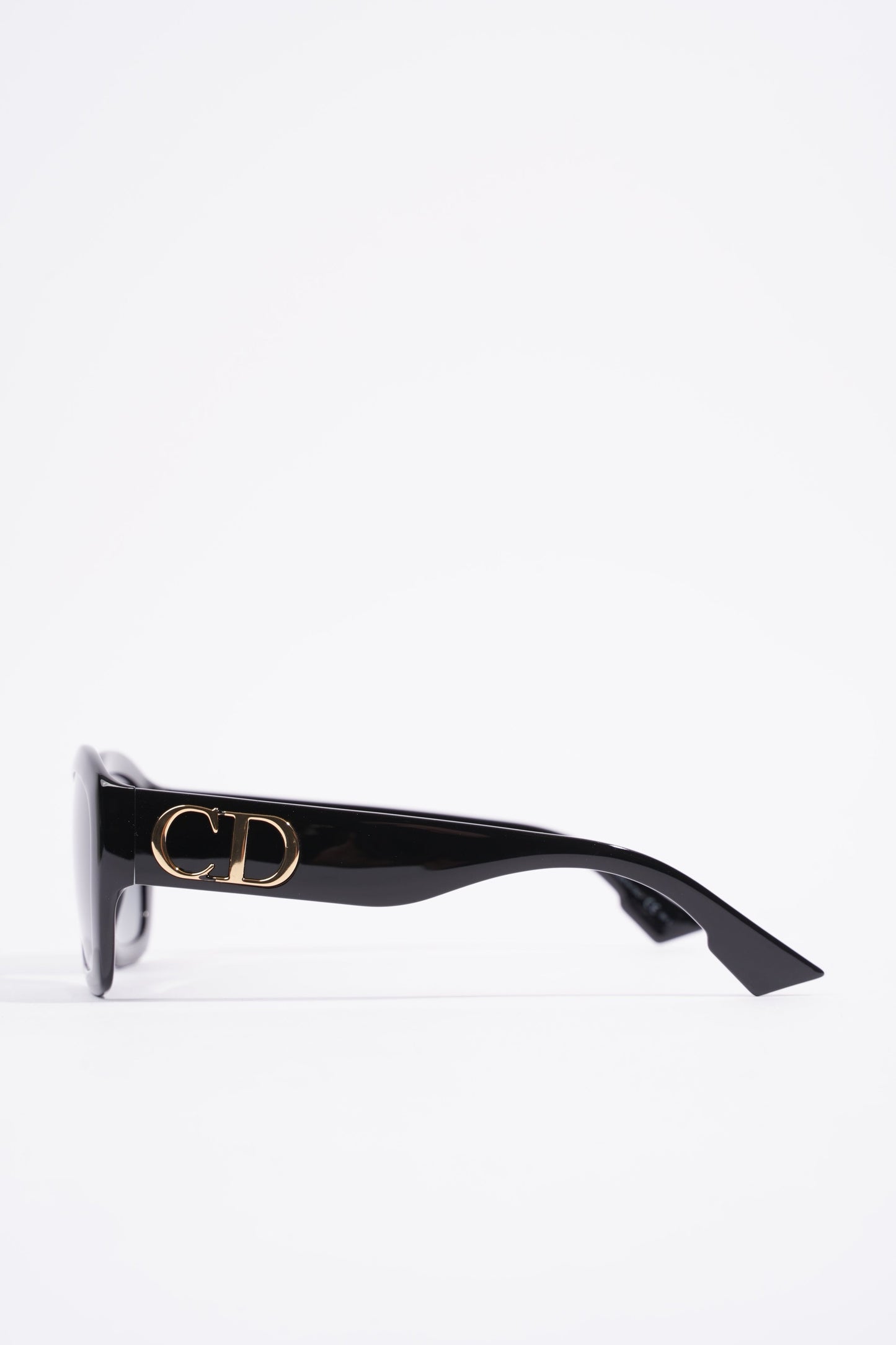 Christian Dior Square Sunglasses Black Acetate 145mm