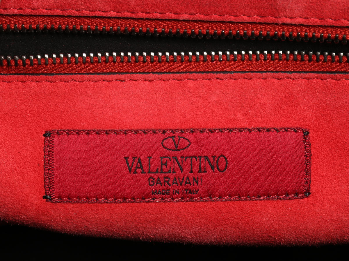Valentino Large Black Rockstud Spike Chain Bag