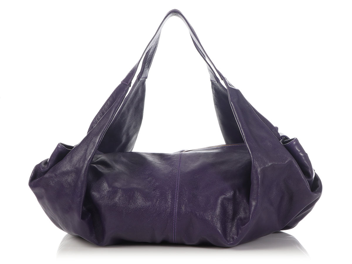 Valentino Large Purple Bow Bag