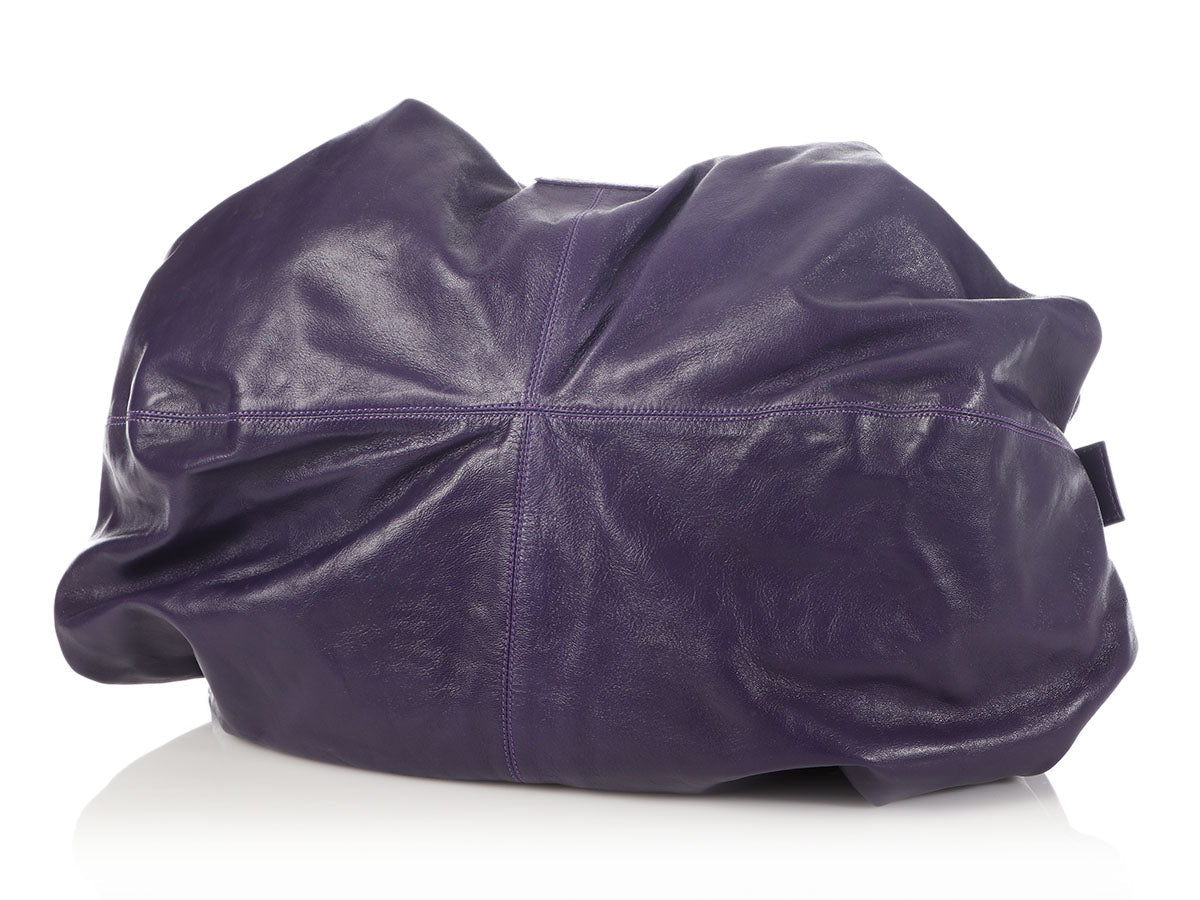 Valentino Large Purple Bow Bag