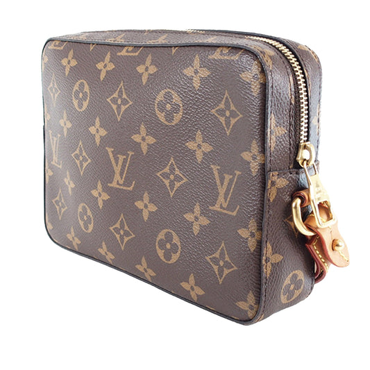 LOUIS VUITTON Monogram Soft Trunk Pouch Clutch Bag