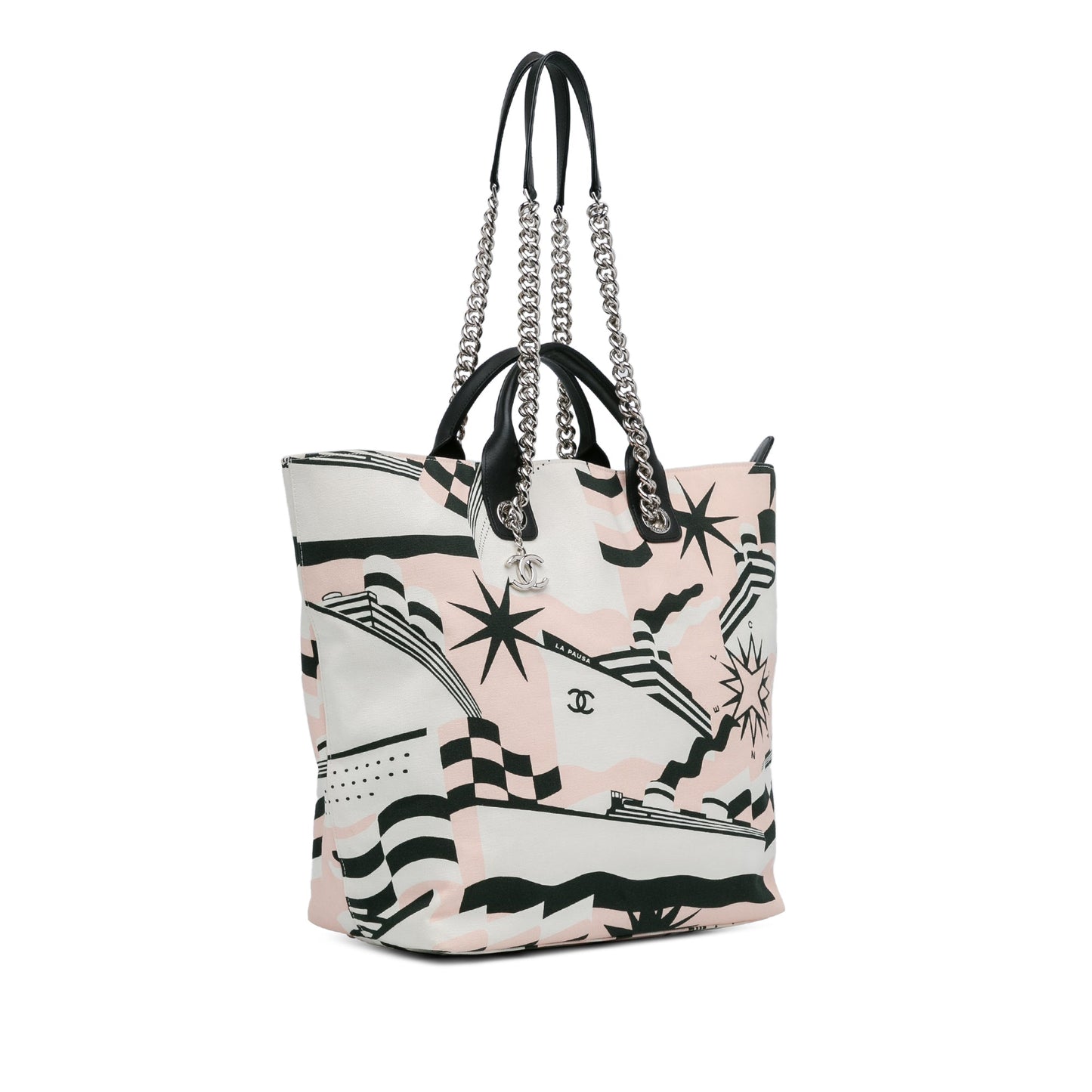 Multi Chanel La Pausa Bay Shopping Tote Satchel