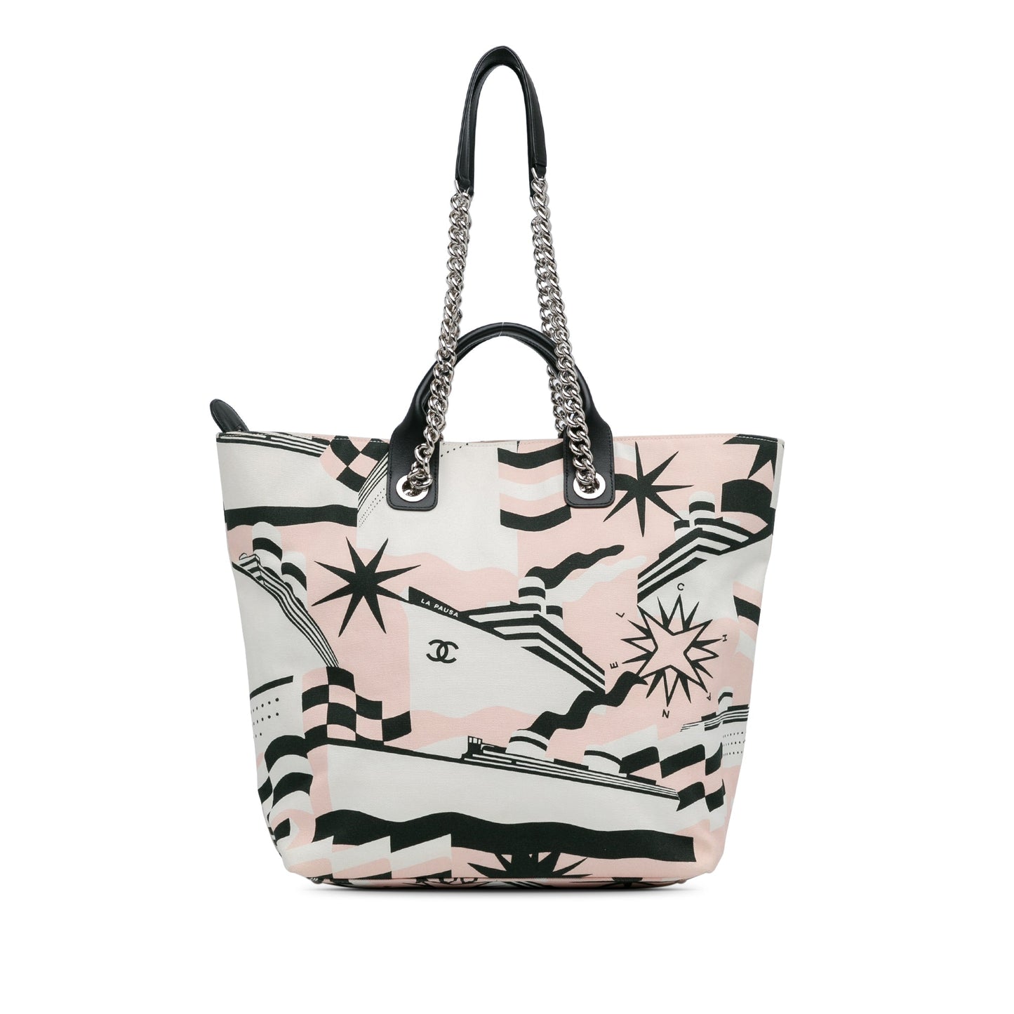 Multi Chanel La Pausa Bay Shopping Tote Satchel