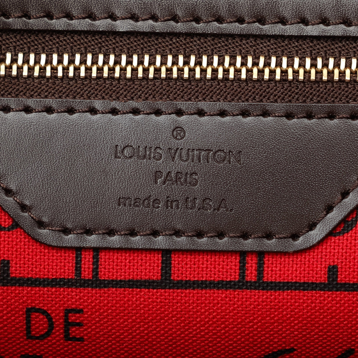 Louis Vuitton Neverfull PM Damier Ebene Canvas