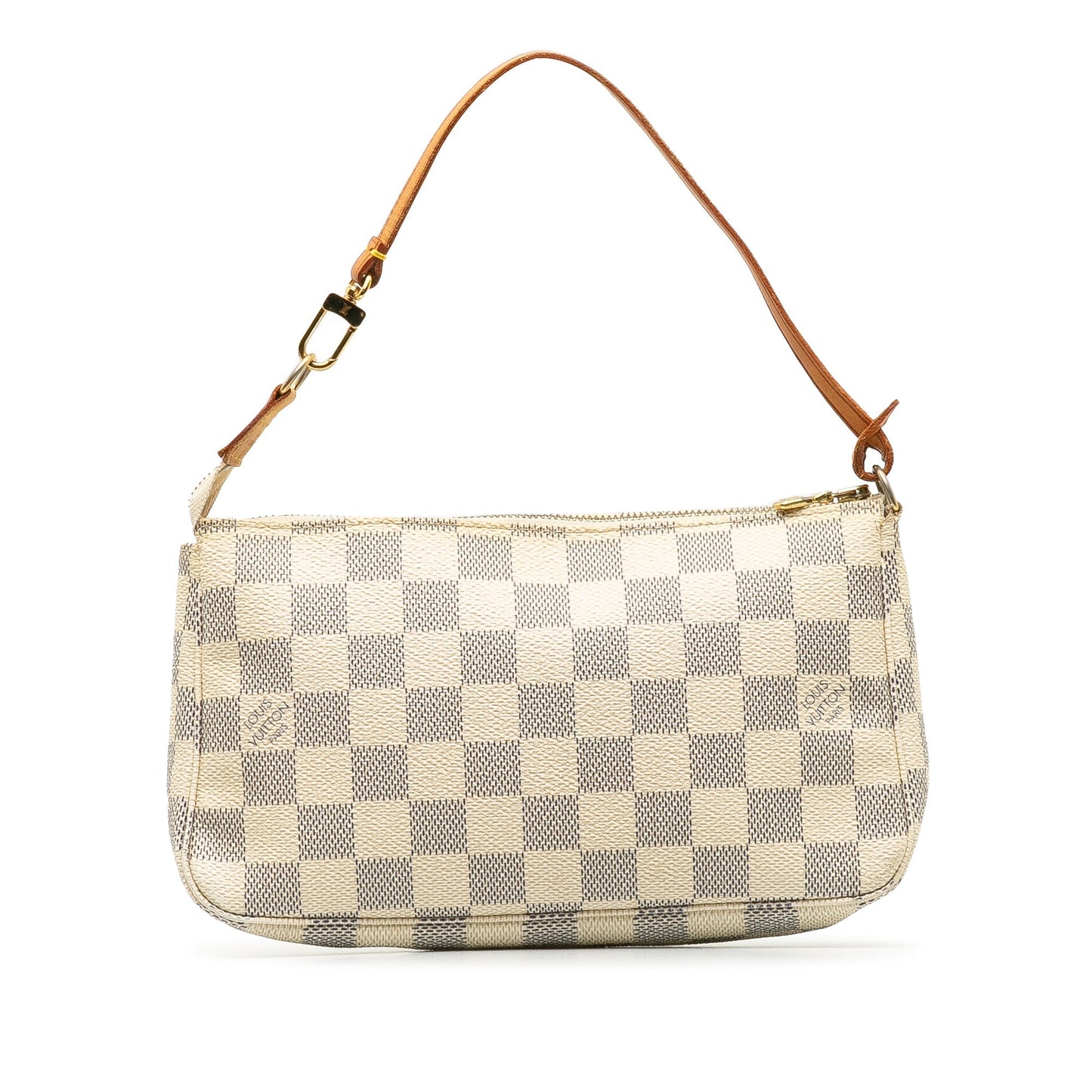 Beige Louis Vuitton Damier Azur Pochette Accessoires