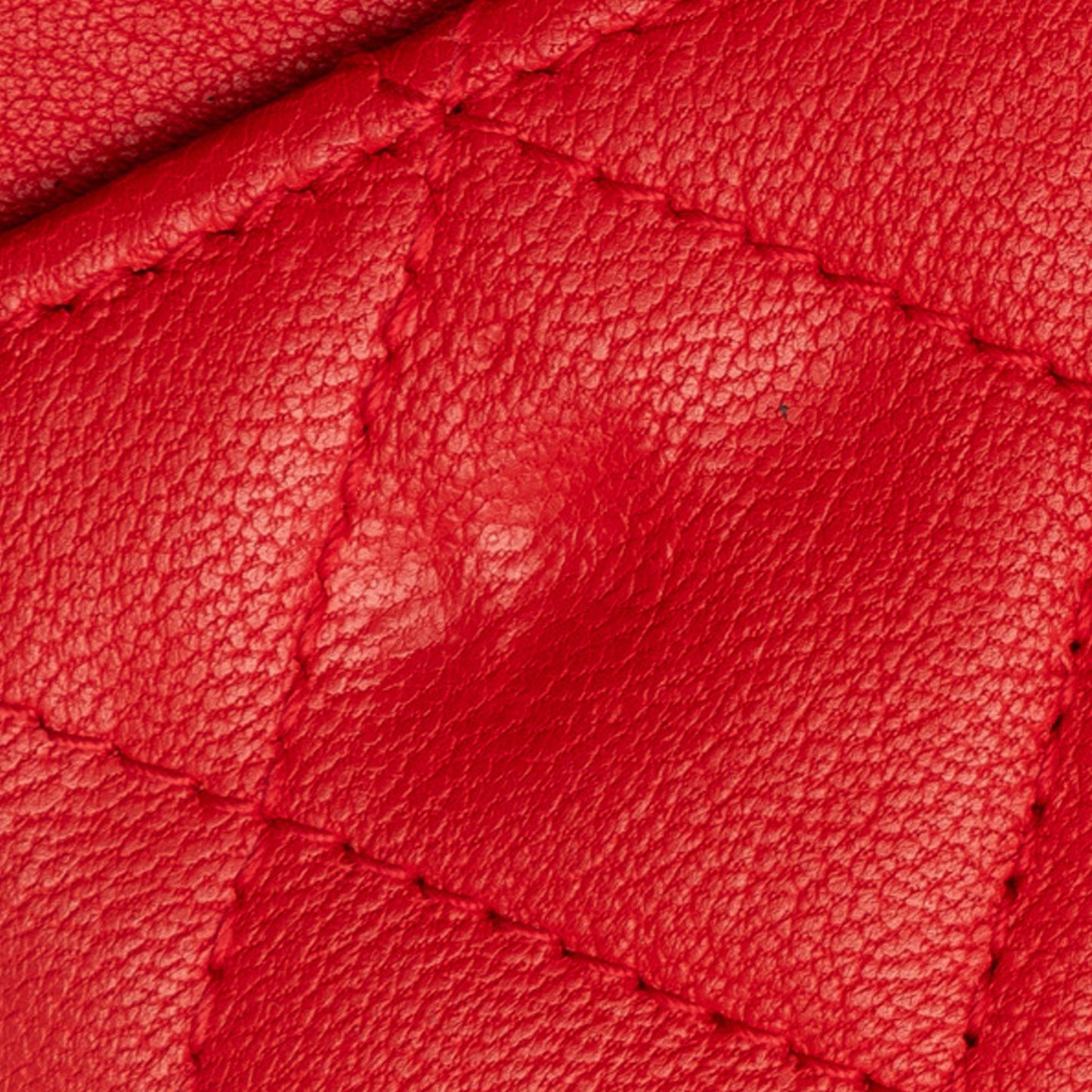 Red Chanel CC Lambskin Wallet on Chain Crossbody Bag