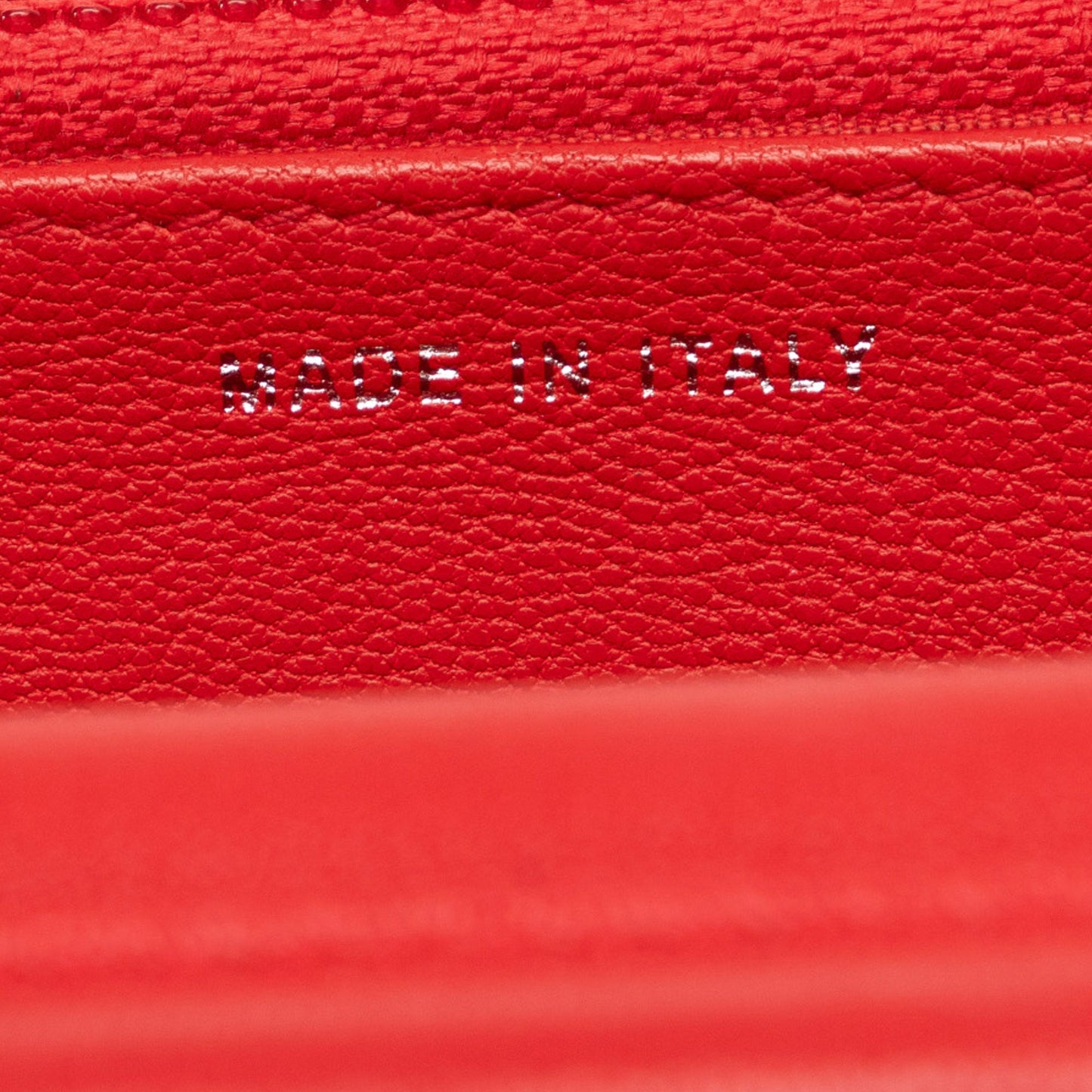 Red Chanel CC Lambskin Wallet on Chain Crossbody Bag