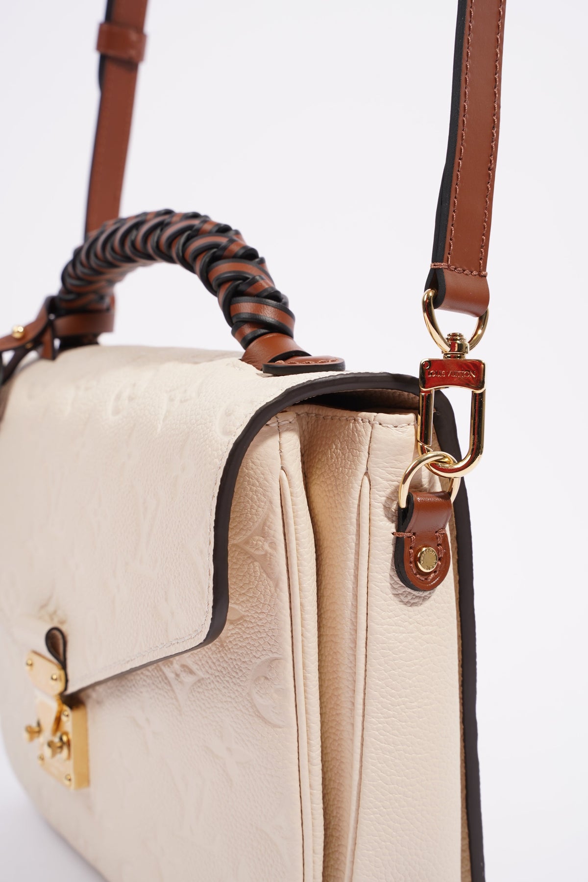 Louis Vuitton Pochette Metis Cream Empreinte Leather