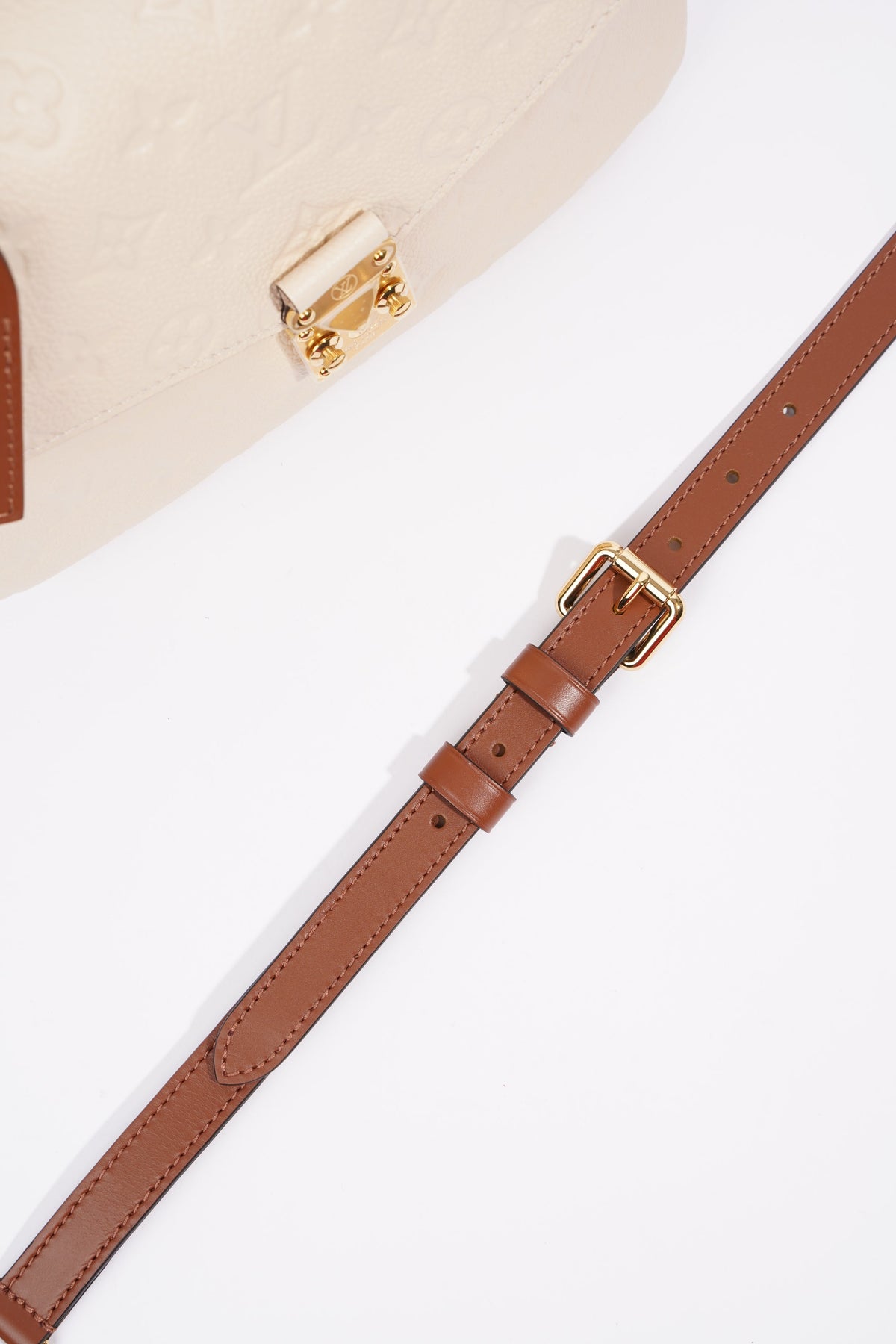 Louis Vuitton Pochette Metis Cream Empreinte Leather