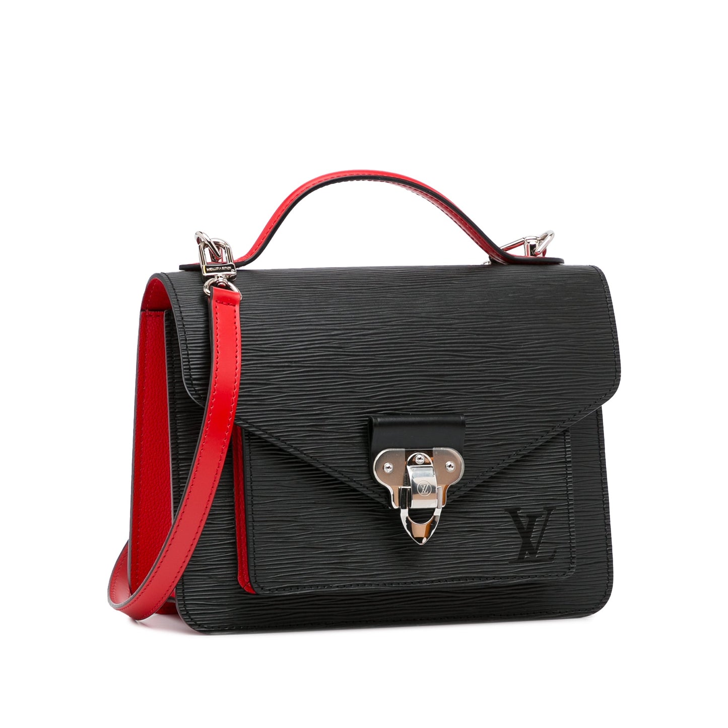 Black Louis Vuitton Epi Neo Monceau Satchel