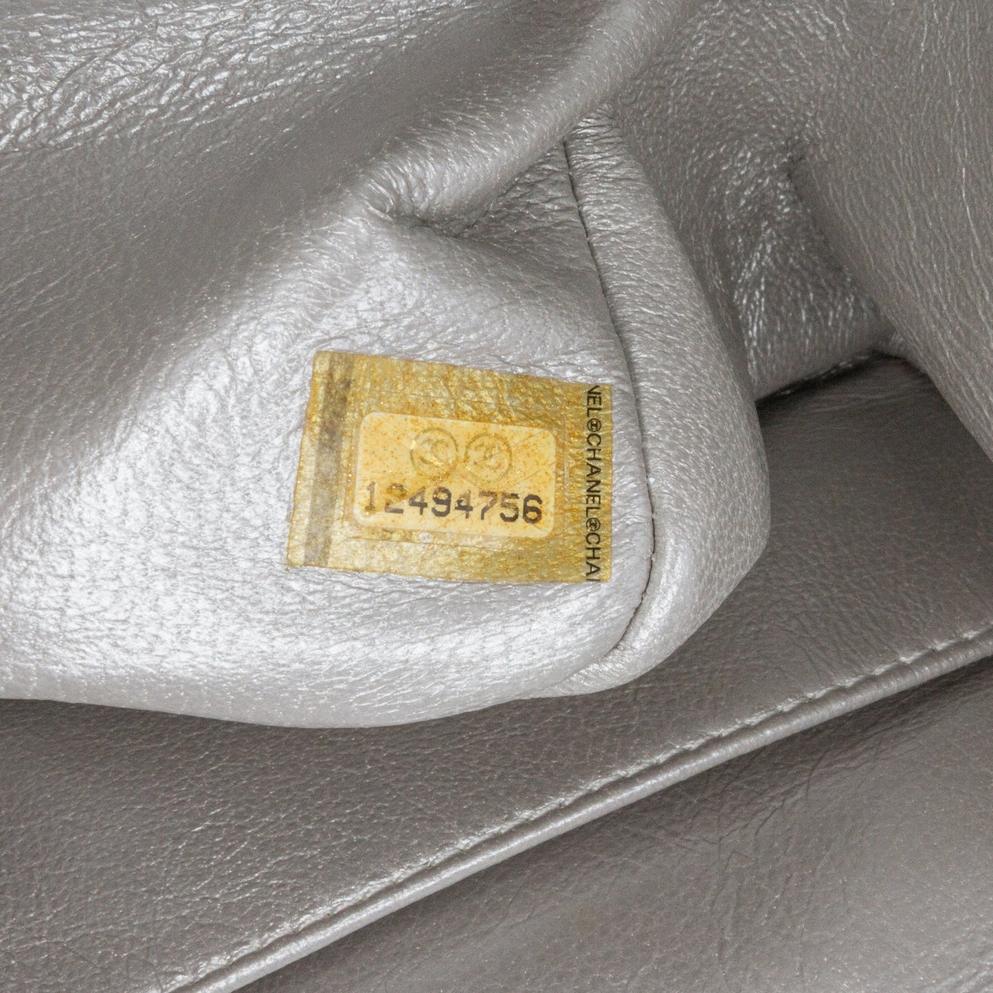 Silver Chanel Reissue 2.55 Aged Calfskin Double Flap 226 Shoulder Bag