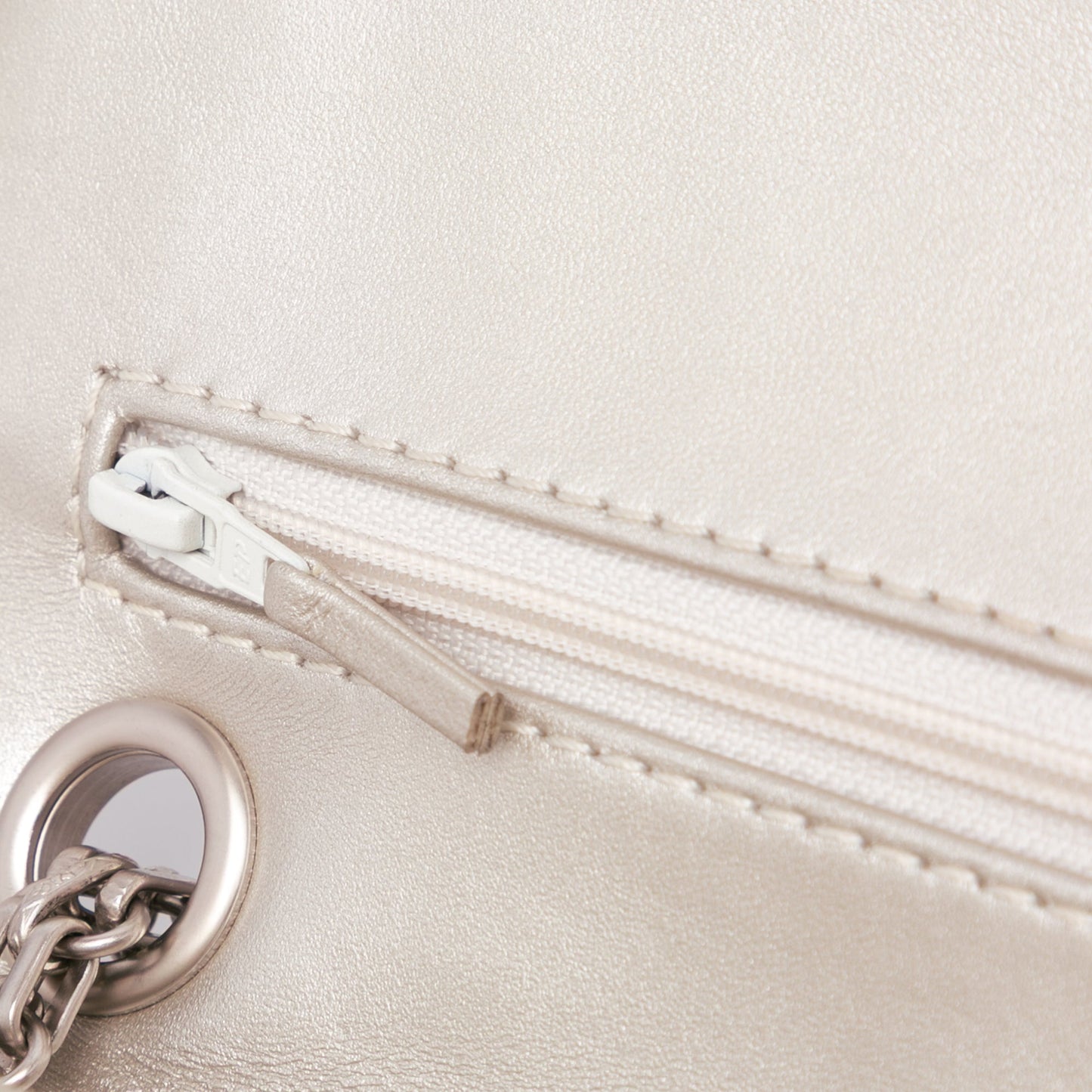 Silver Chanel Reissue 2.55 Aged Calfskin Double Flap 226 Shoulder Bag