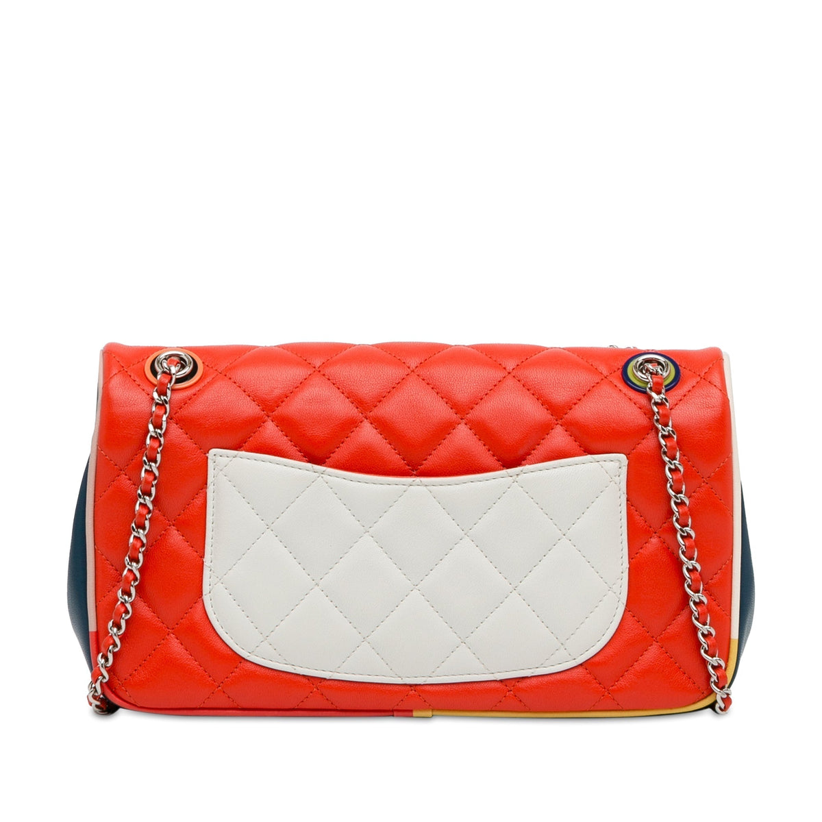 Top Quality Chanel Medium Quilted Lambskin Cuba Color New Red
