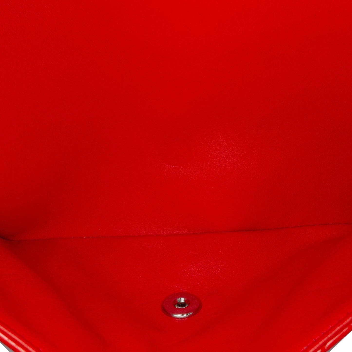 Red Chanel Jumbo Classic Patent Double Flap Shoulder Bag