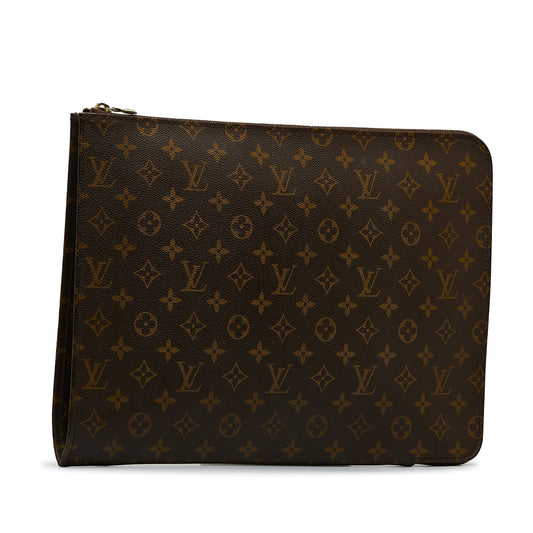 LOUIS VUITTON Monogram Poche-Documents Portfolio 30 Clutch Bag