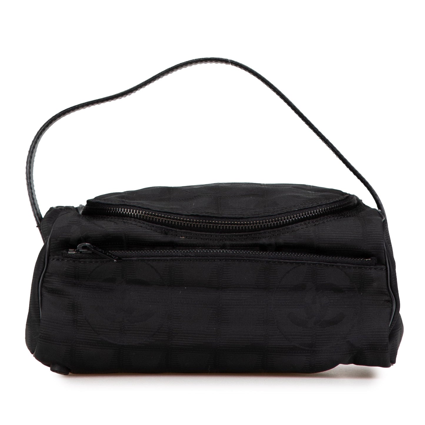 Black Chanel New Travel Line Nylon Vanity Bag