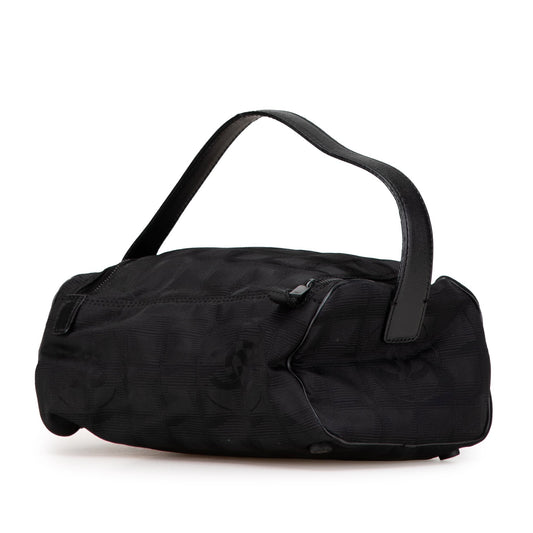 Black Chanel New Travel Line Nylon Vanity Bag