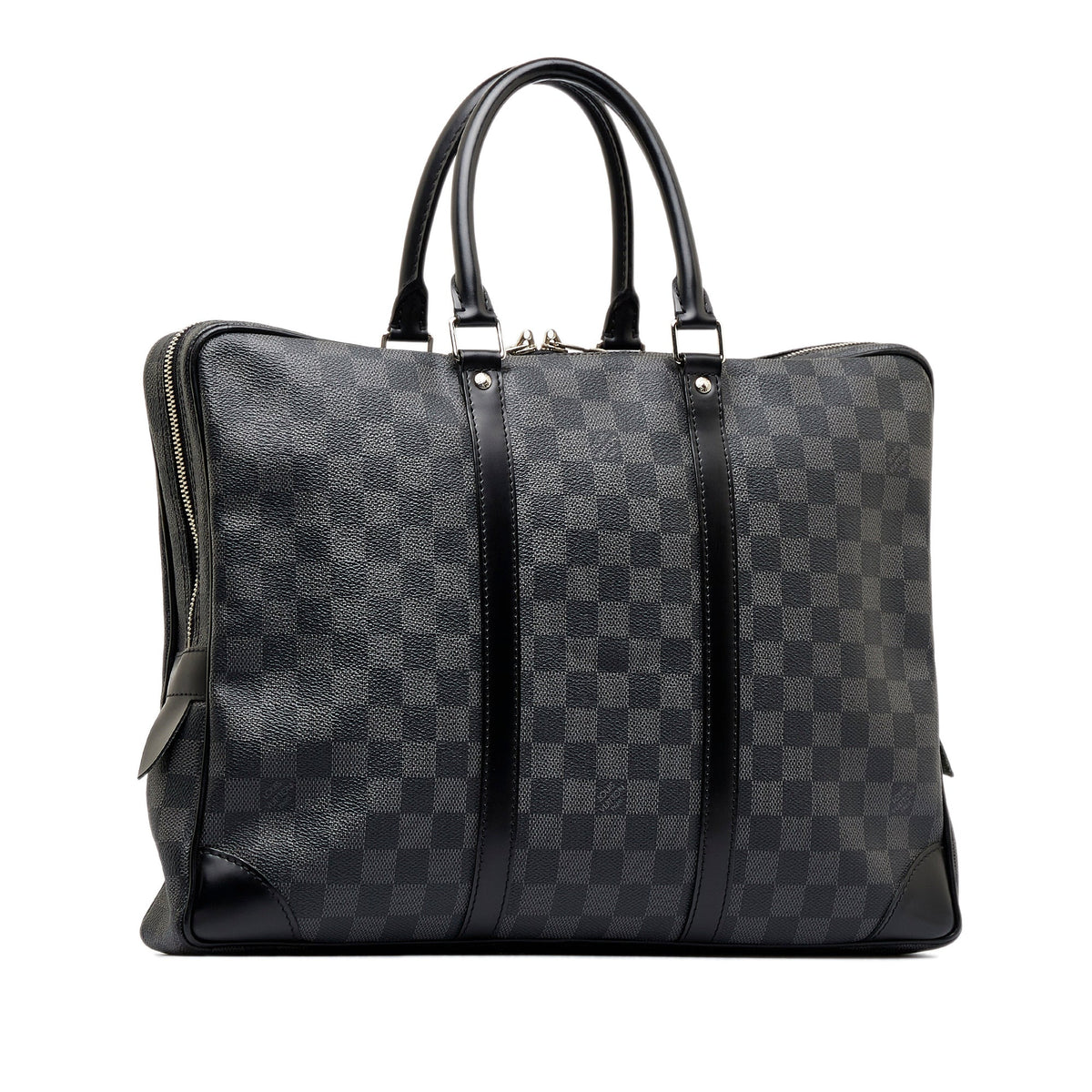 Louis Vuitton Porte-Documents Voyage PM Black Damier Graphite Canvas