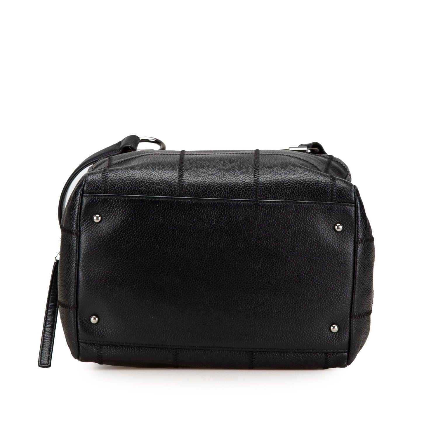 Black Chanel Small Caviar Choco Bar Shoulder Bag