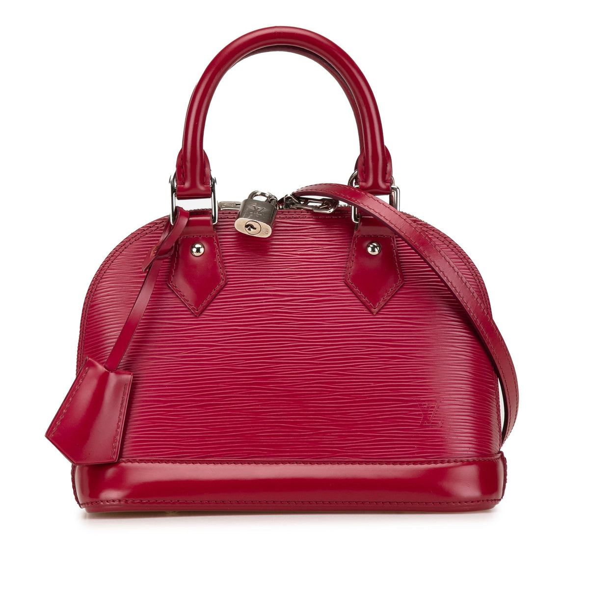 Pink Louis Vuitton Epi Alma BB Satchel