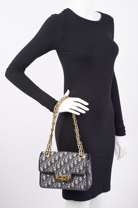 Christian Dior Addict Bag Oblique Canvas Medium