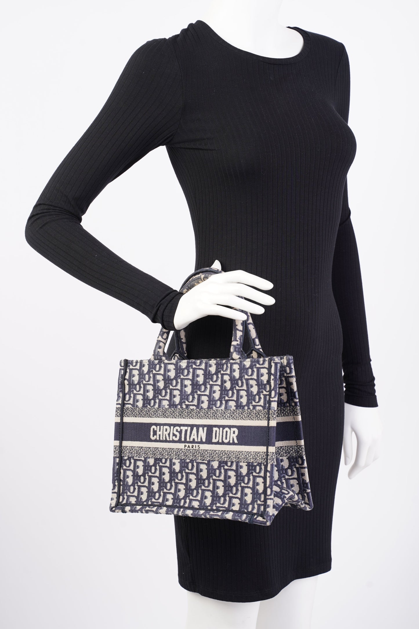 Christian Dior Book Tote Oblique Fabric Small