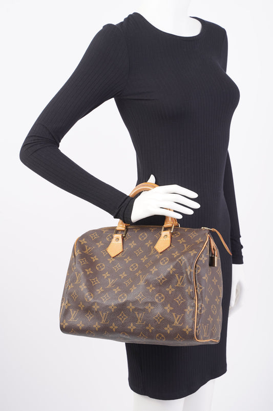 Louis Vuitton Monogram Speedy 30 Monogram Coated Canvas 30