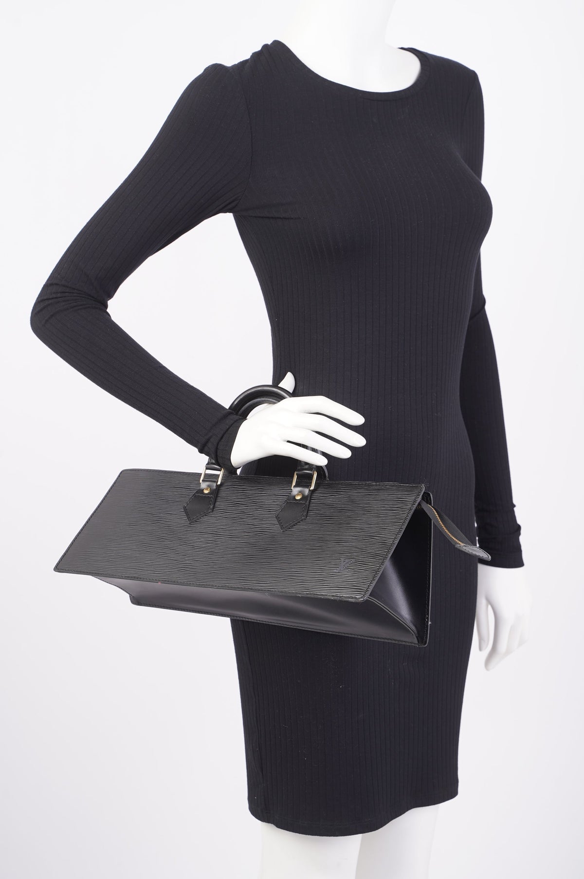 Louis Vuitton Triangle Bag Black Epi Leather