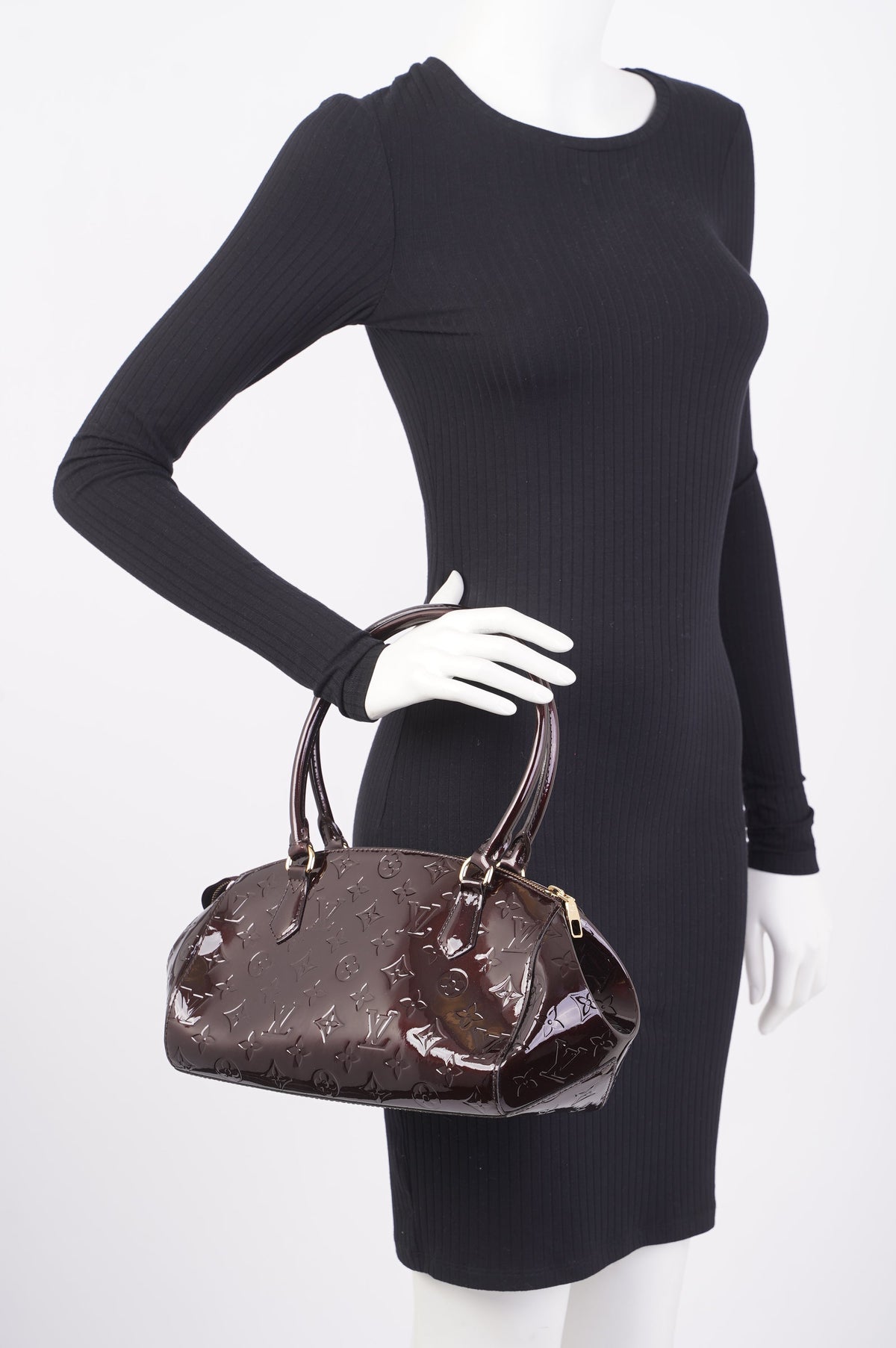 Louis Vuitton Sherwood Amarante Vernis Leather PM