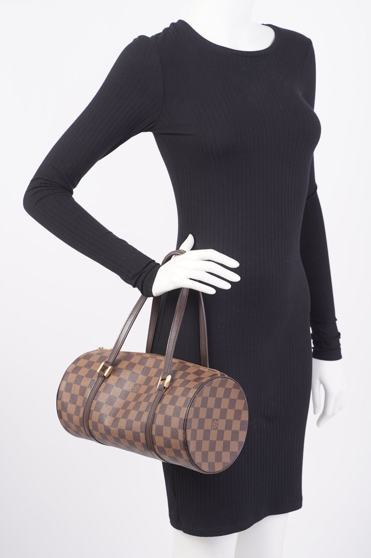 Louis Vuitton Papillon Damier Ebene / Brown Canvas 30