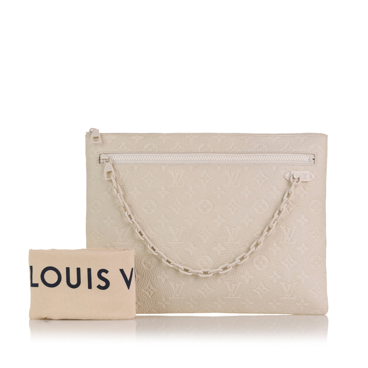Louis Vuitton Solar Ray A4 White Taurillon