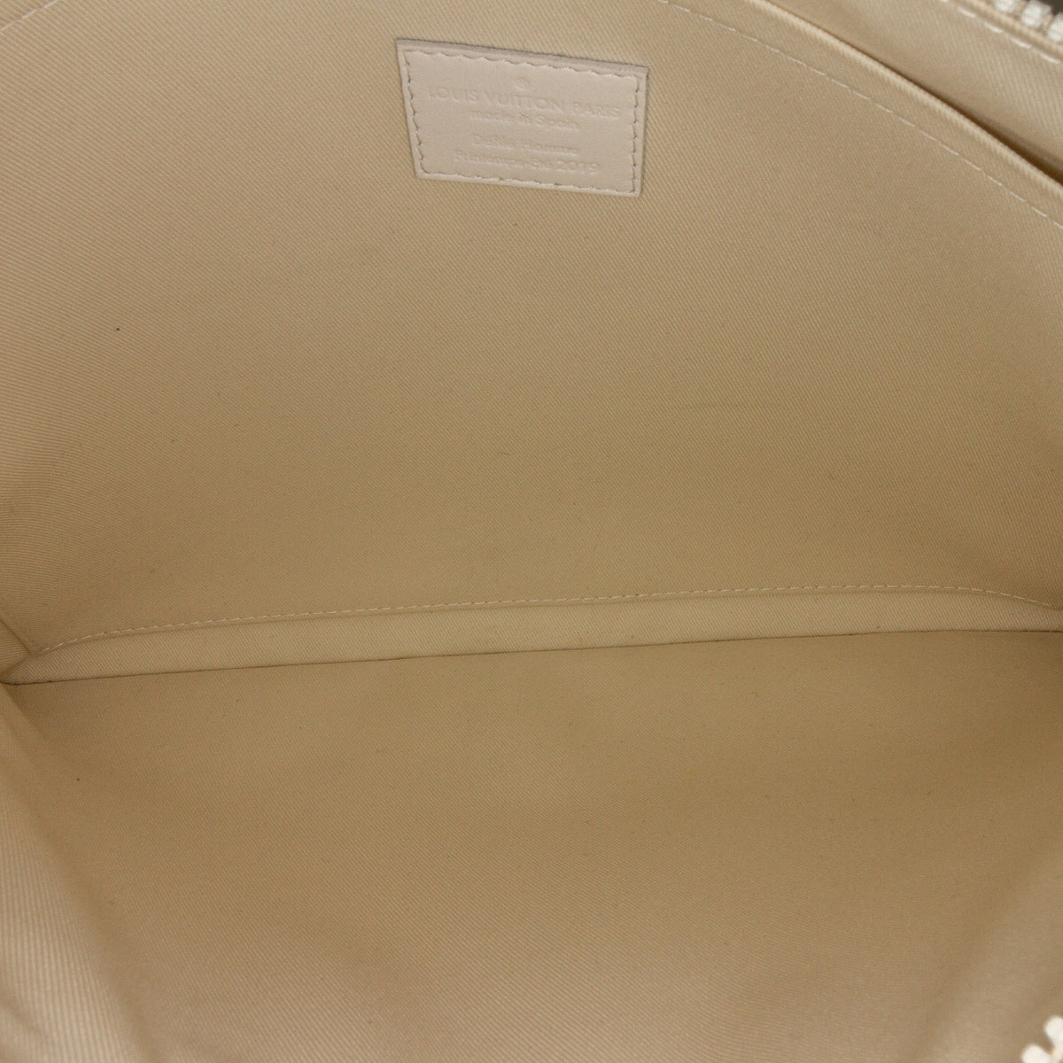 Louis Vuitton Solar Ray A4 White Taurillon
