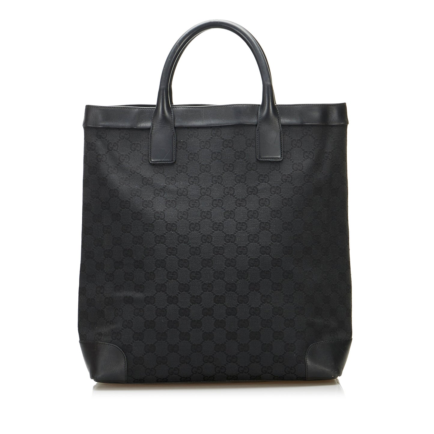 Gucci Tote Bag Black GG Canvas