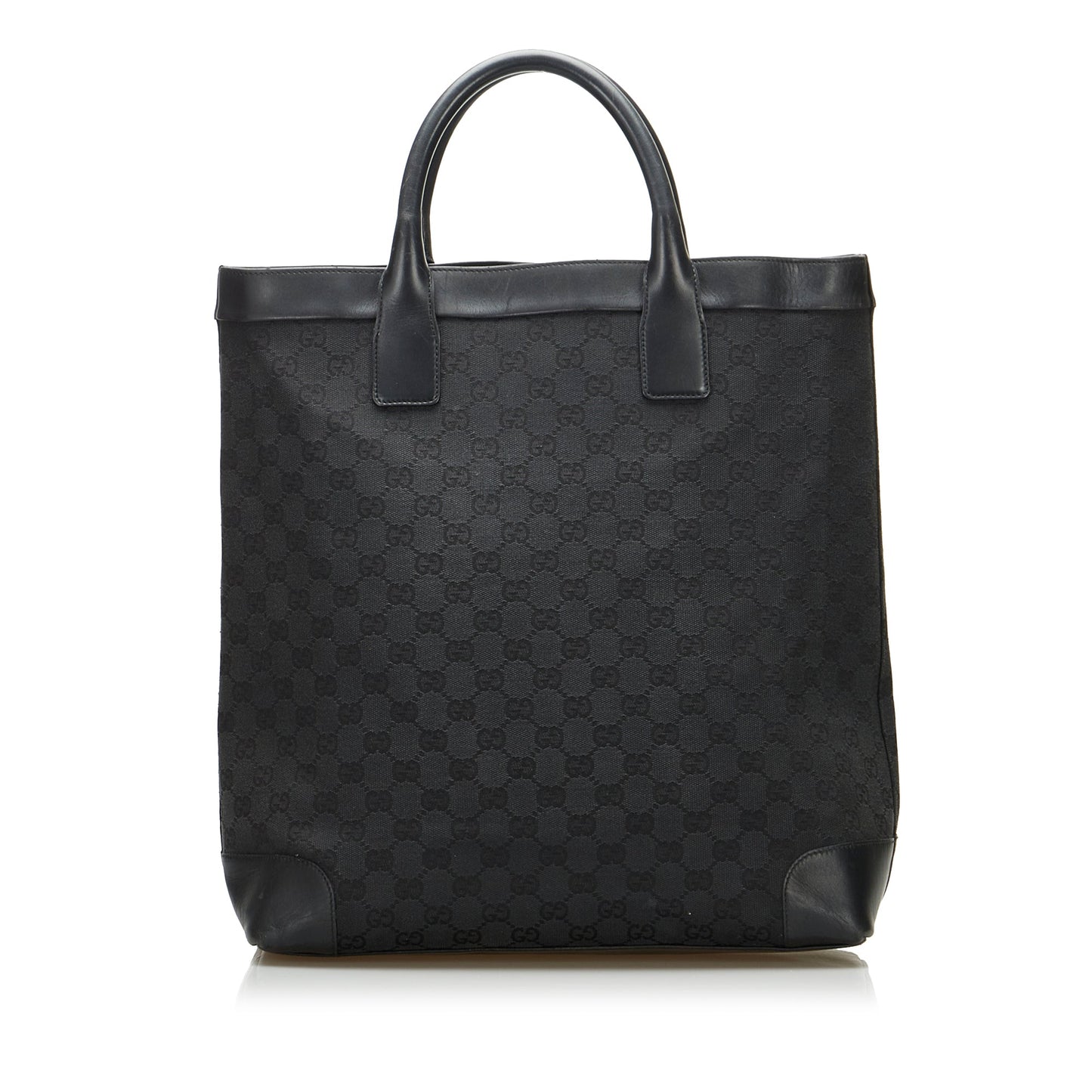 Gucci Tote Bag Black GG Canvas
