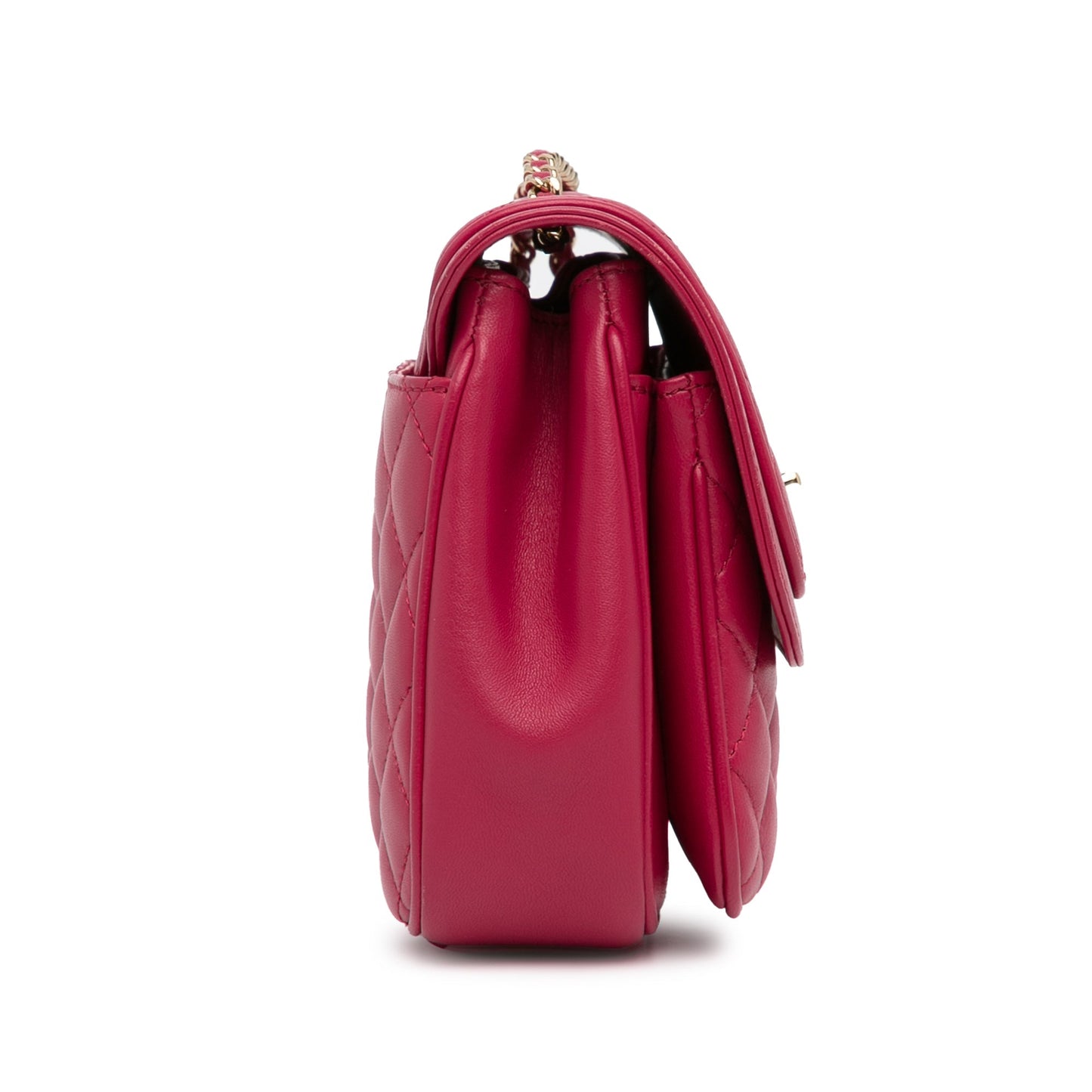 Pink Chanel Small Lambskin Lovely Day Flap Crossbody Bag