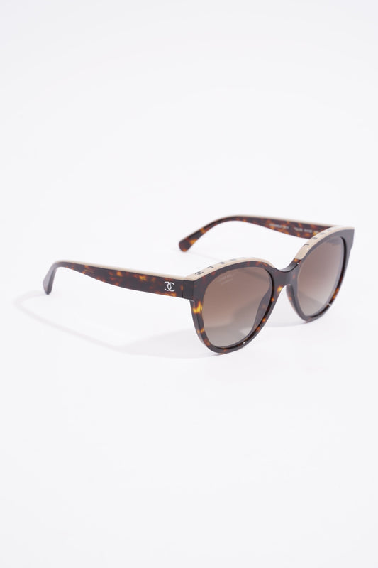 Chanel 5414 Sunglasses Tortoise Shell Acetate 140mm