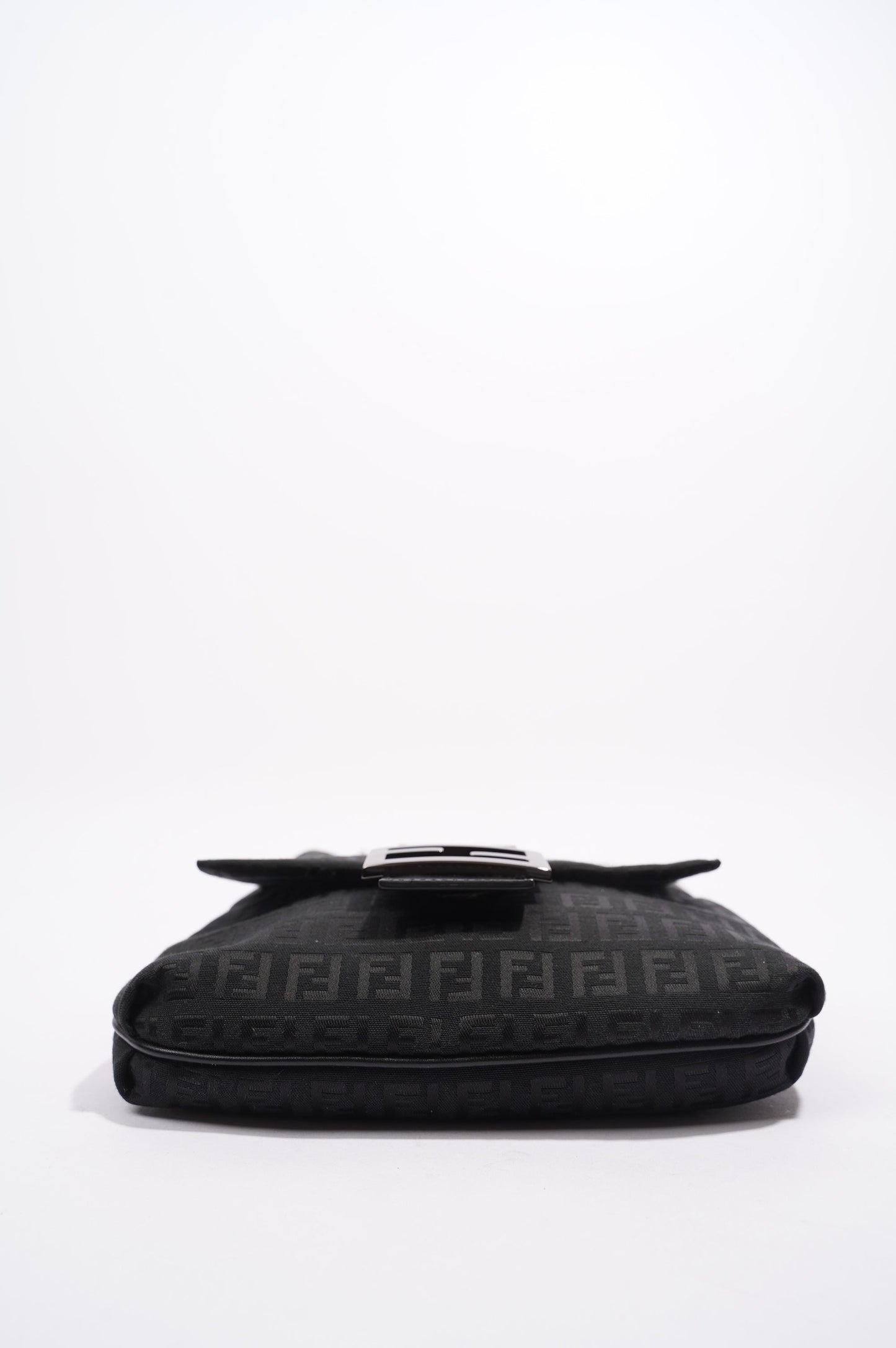 Fendi Zucchino Crossbody Black Canvas