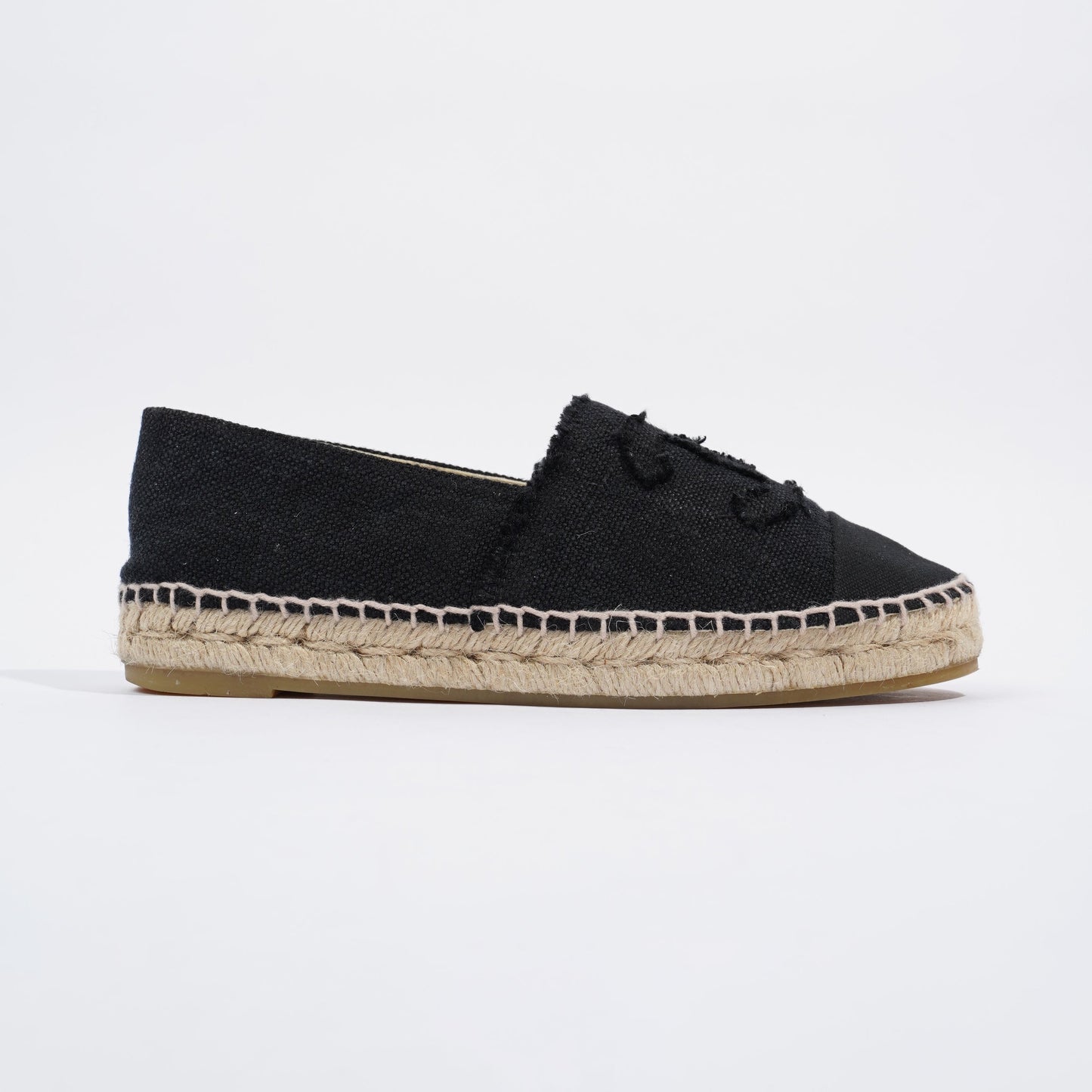 Chanel Espadrilles Black Canvas EU 37 UK 4